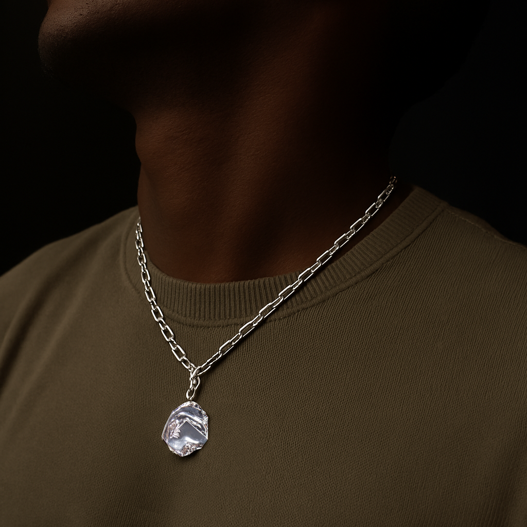 Adam Necklace in Silver