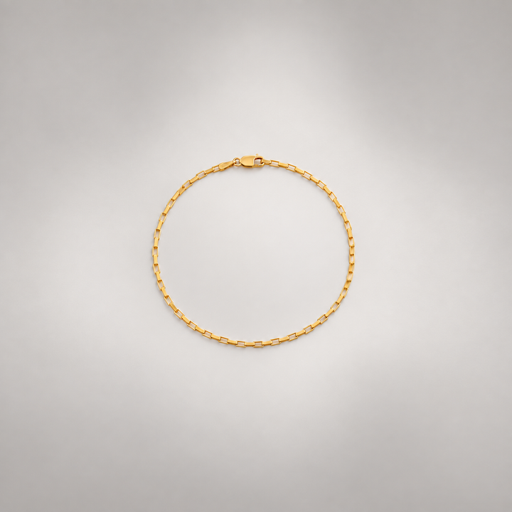 Mini Link Chain Bracelet in Gold