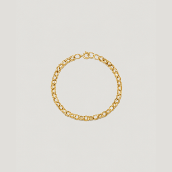 Link Bracelet in Gold by YOJ