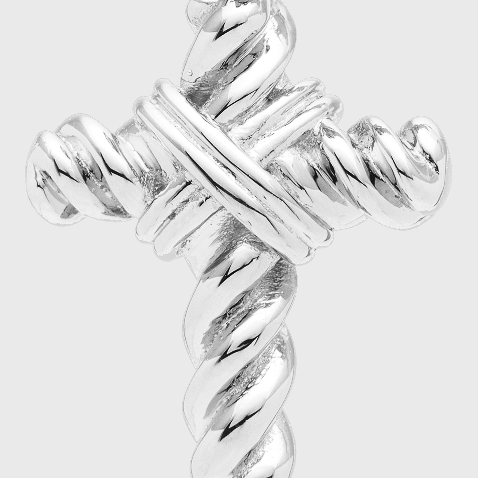 Spiro Hoop Single Maxi Earring in Silver