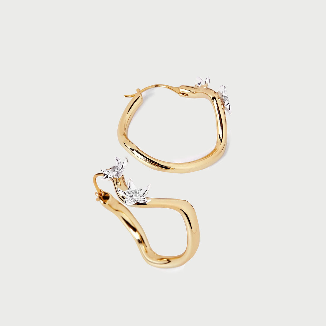 CALINO HOOP EARRINGS IN GOLD