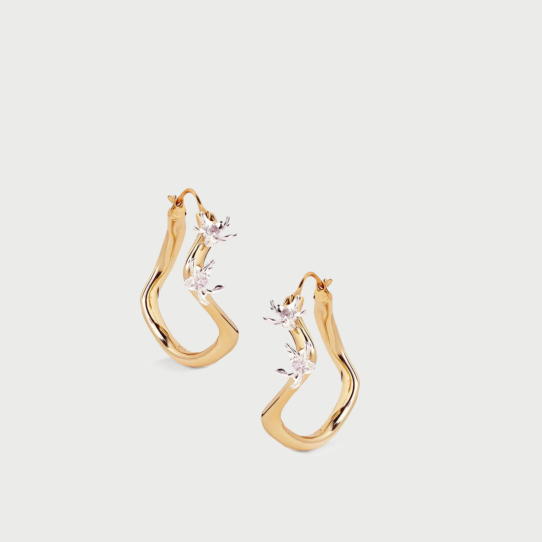 CALINO HOOP EARRINGS IN GOLD
