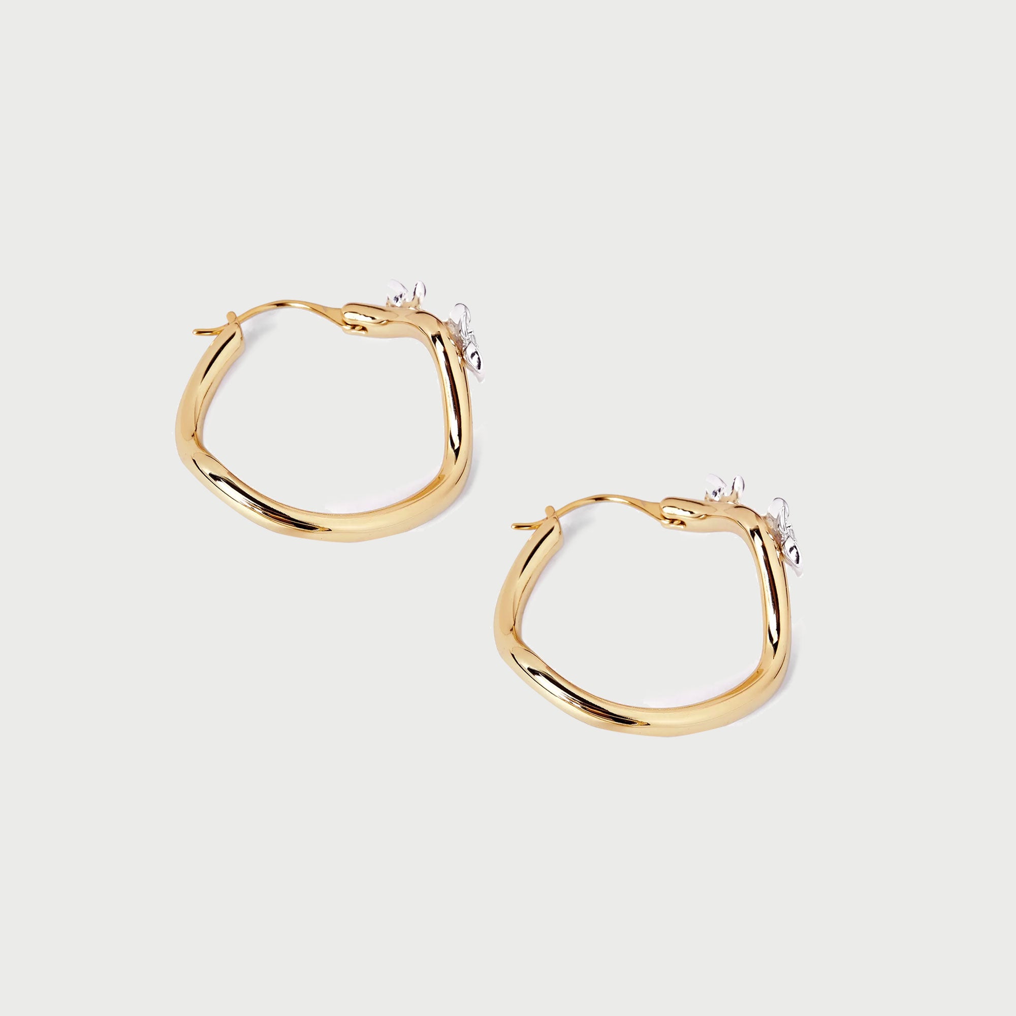CALINO HOOP EARRINGS IN GOLD