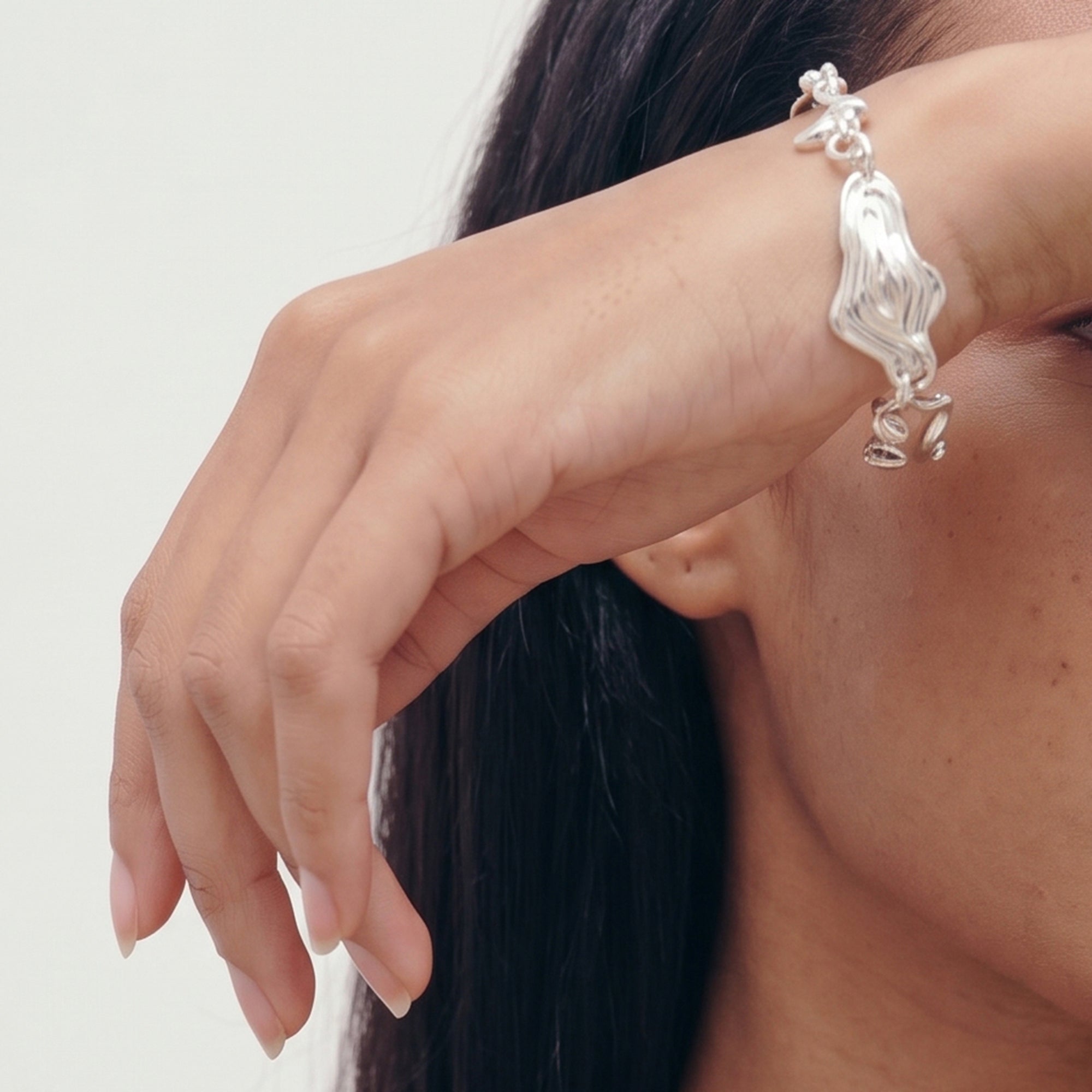Minos Maxi Bracelet In Silver