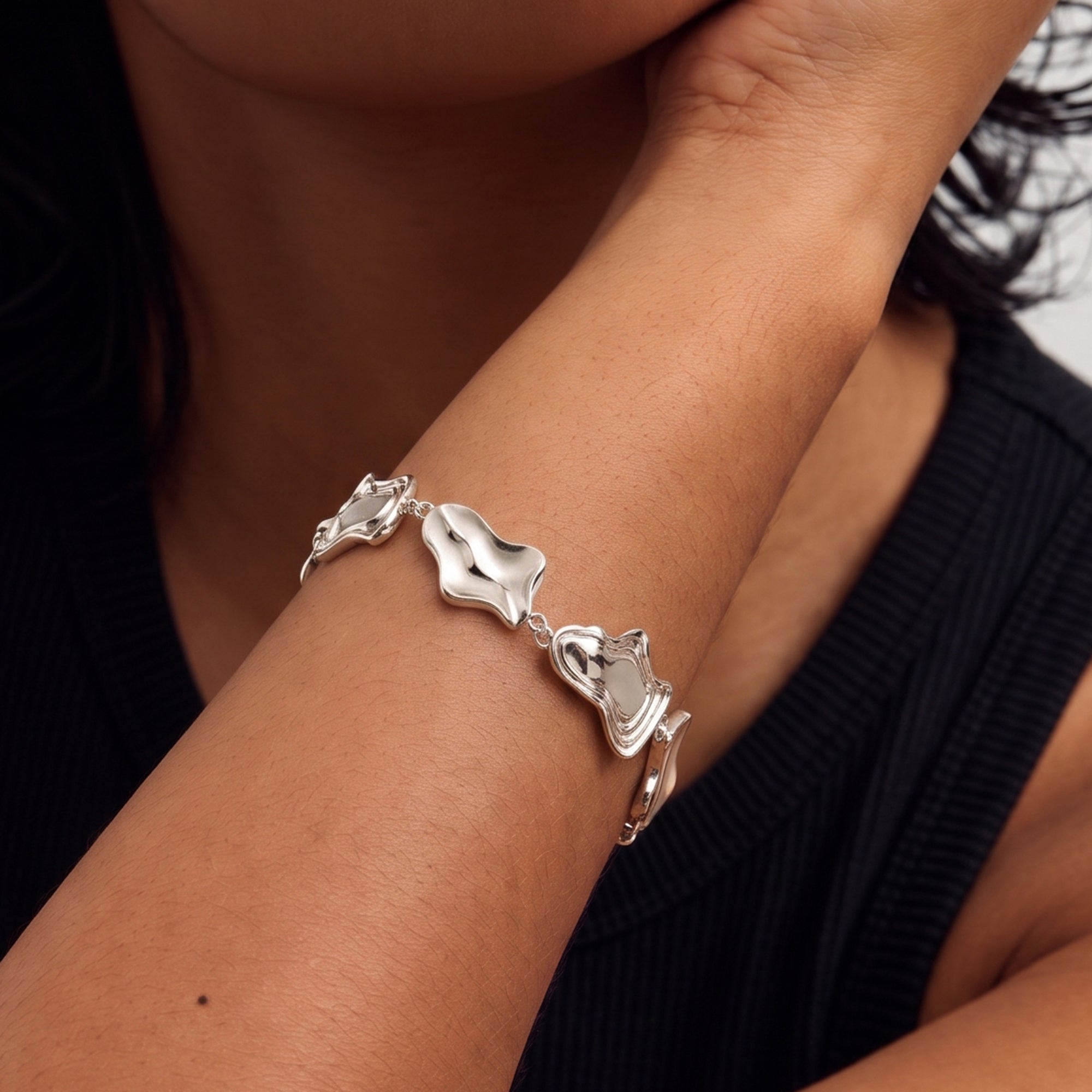 Minos Maxi Bracelet In Silver