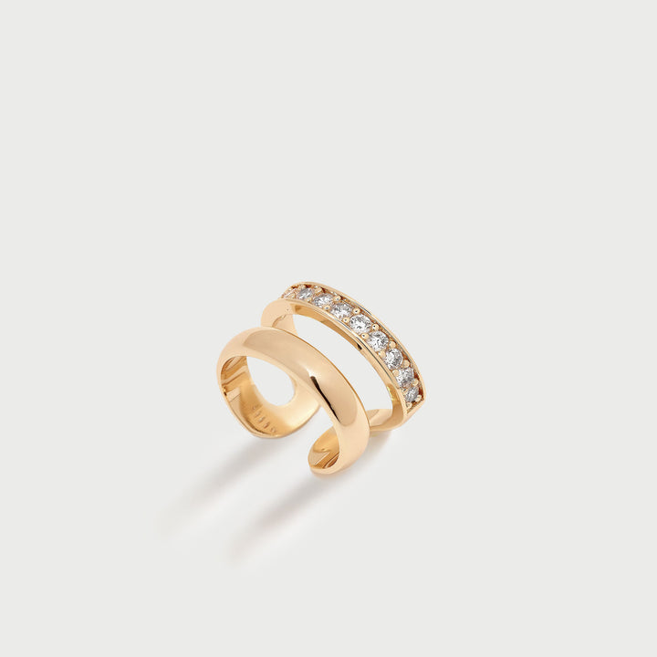 POTOSKA x YOJ Dante Pave Ring in Gold