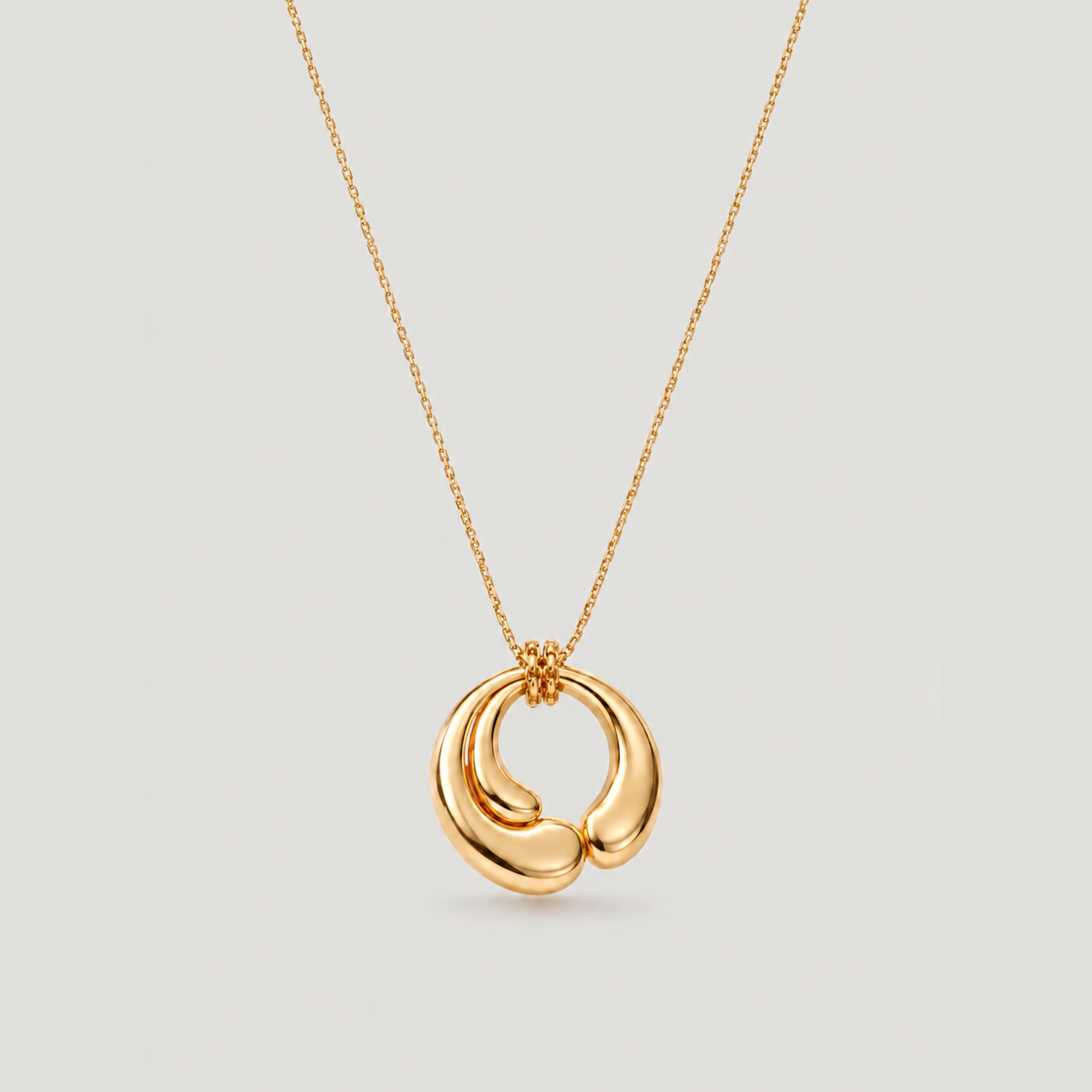 WAVE NECKLACE IN GOLD