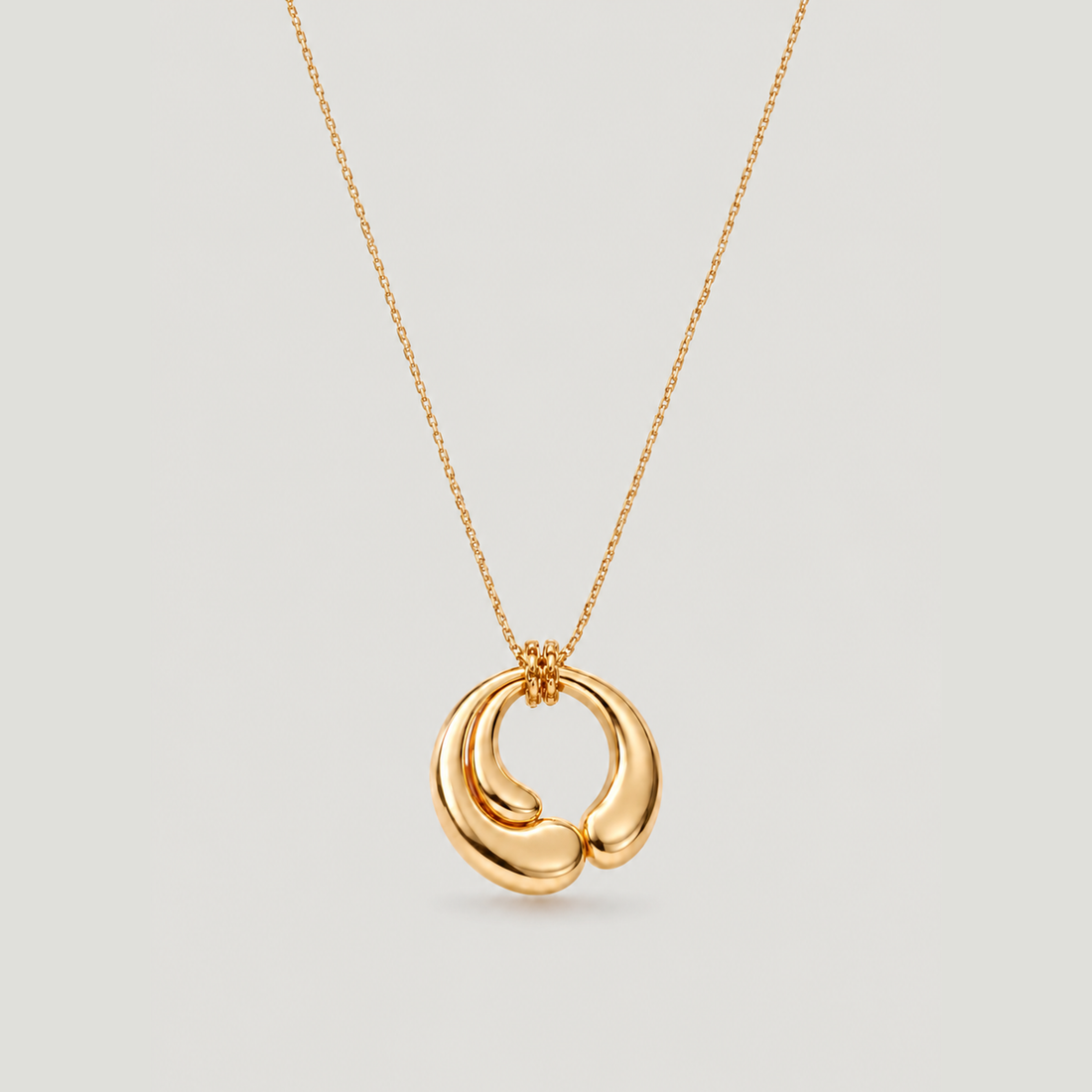 WAVE NECKLACE IN GOLD