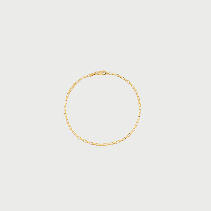 Mini Link Chain Bracelet in Gold