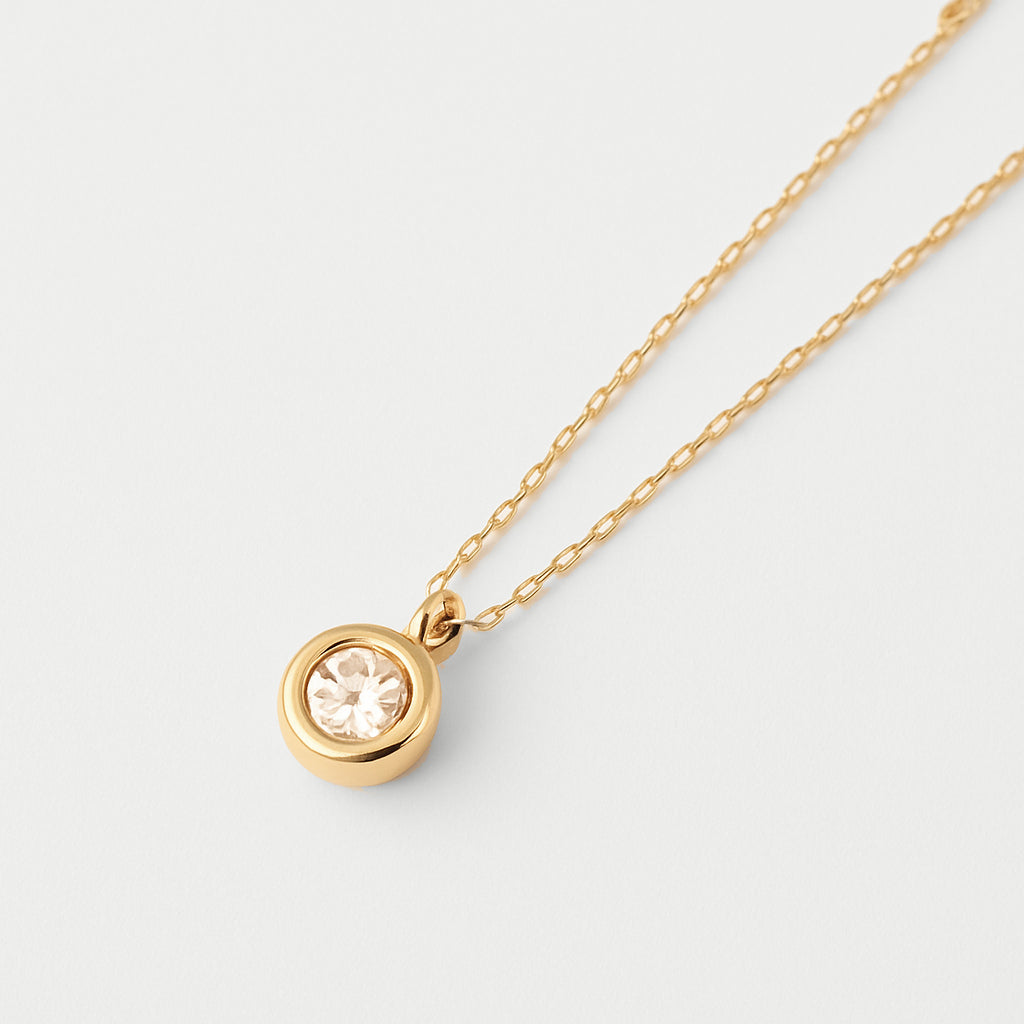 14ct Yellow Gold Diamond Necklace