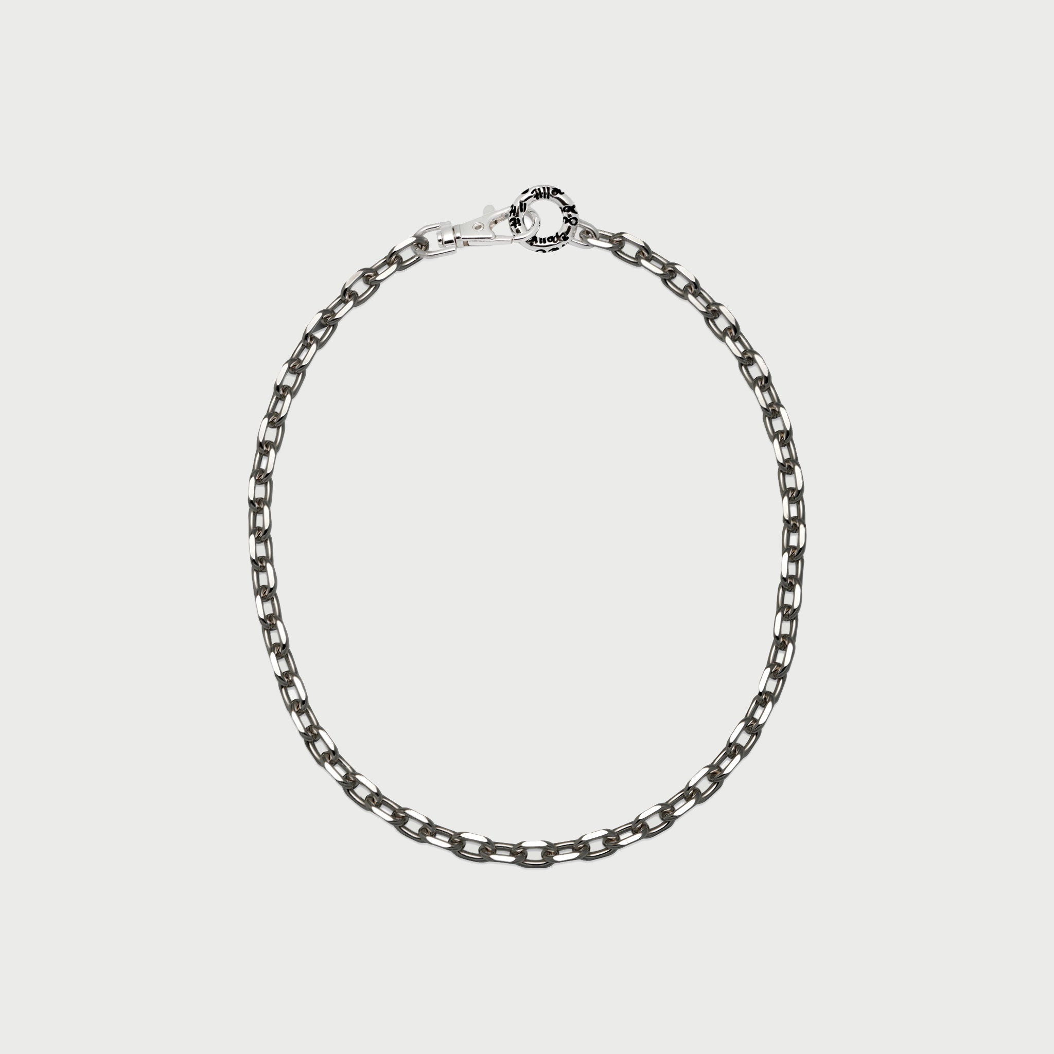 Ring X-Large Necklace in Gunmetal