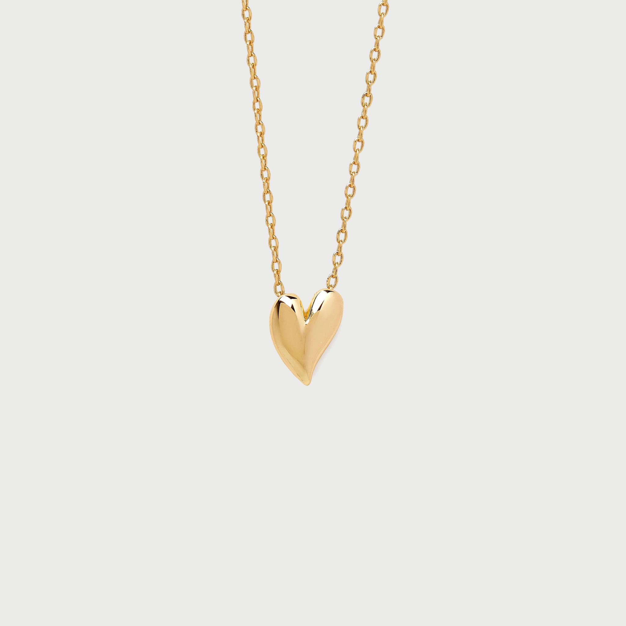 14ct Yellow Gold Loff Mini Heart Necklace