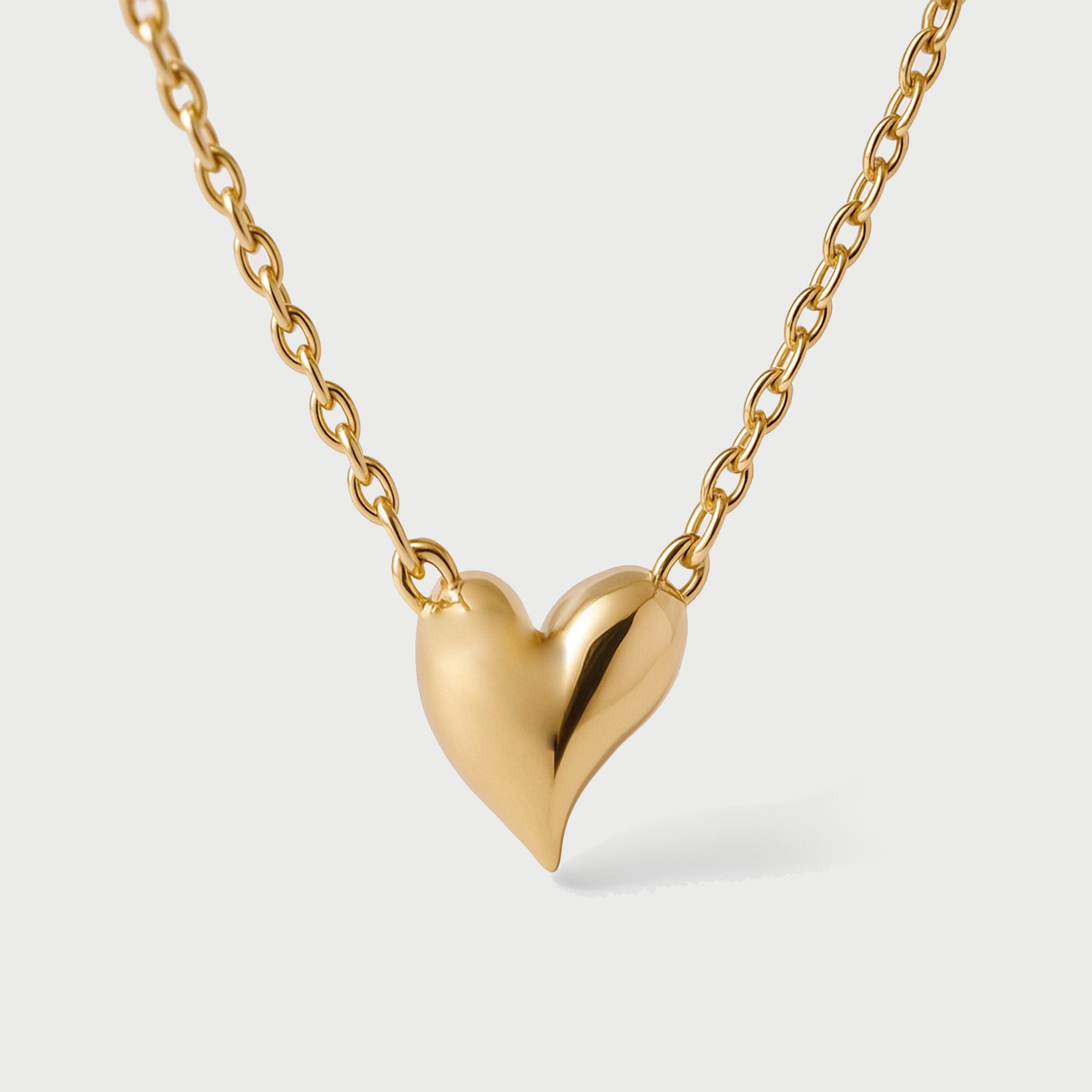 14ct Yellow Gold Loff Mini Heart Necklace