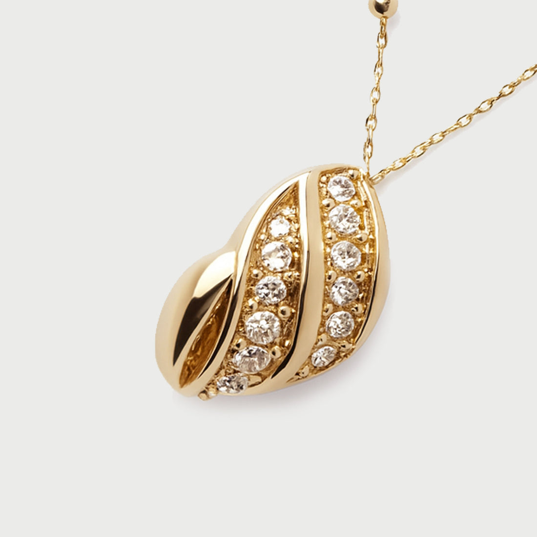 Twerto Mini Necklace In Gold & Crystals