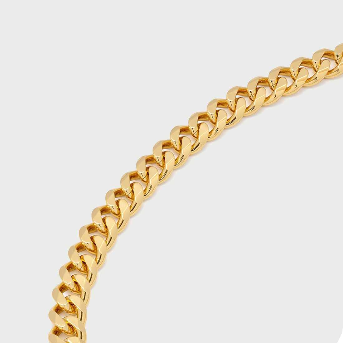 Eleni Mini Curb T-Bar Necklace in Gold