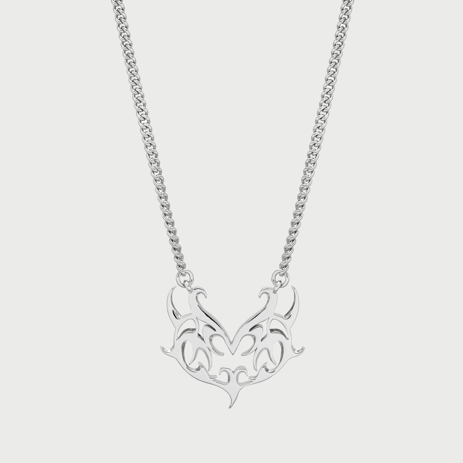 Her Heart Necklace in Silver
