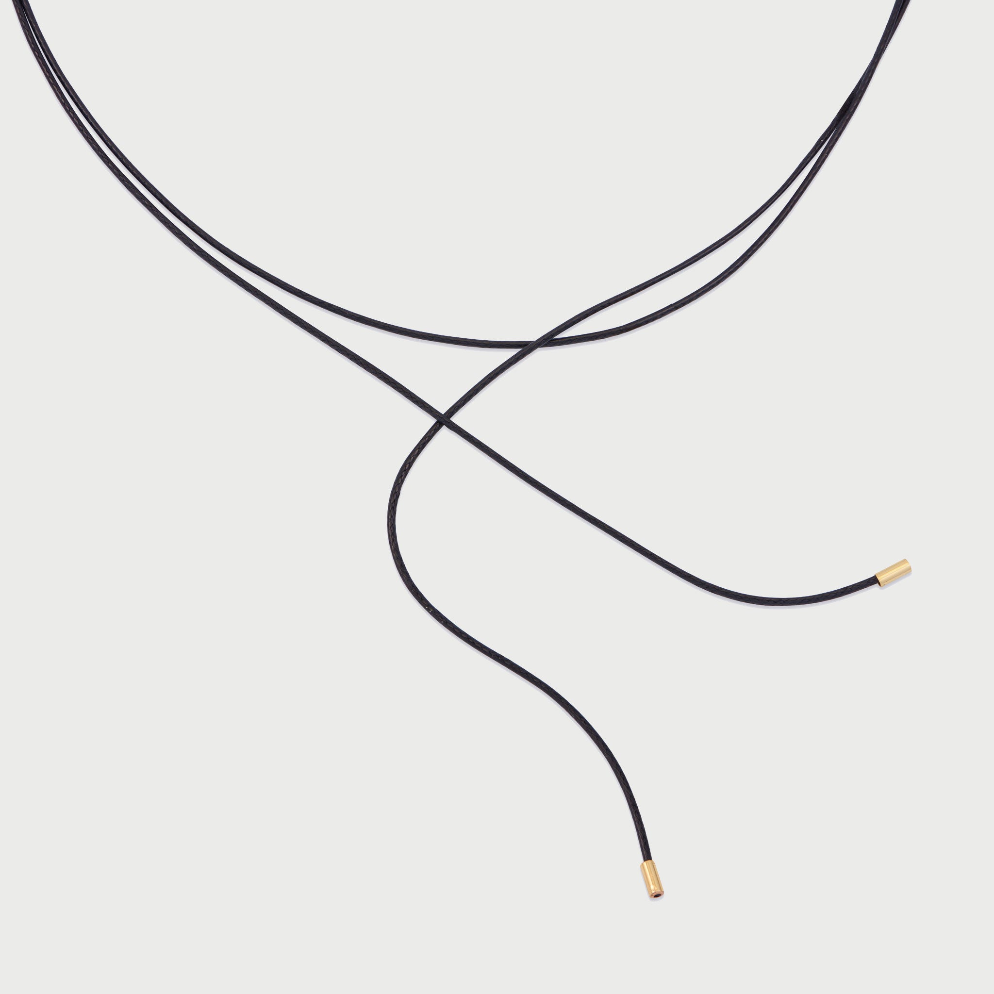 Cord String Necklace in Gold