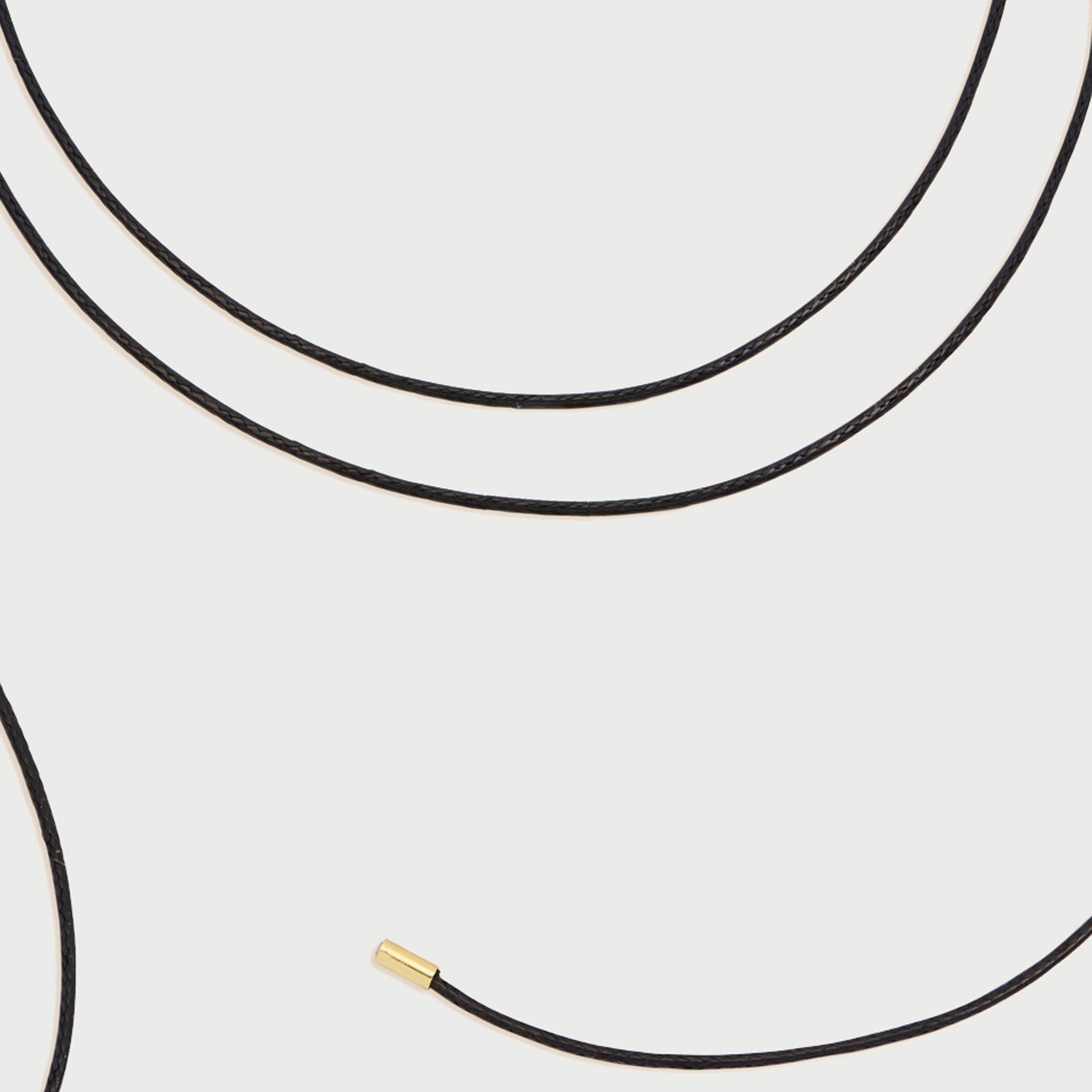 Cord String Necklace in Gold