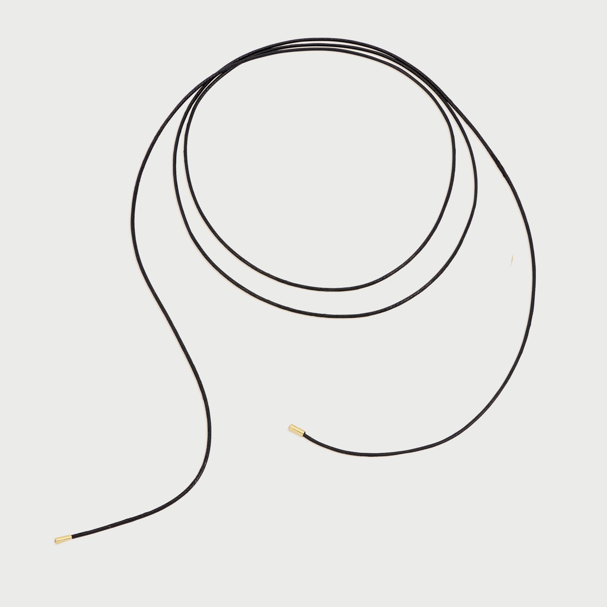 Cord String Necklace in Gold