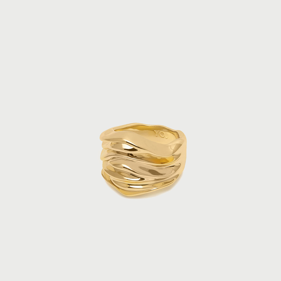 Veva Maxi Ring in Gold