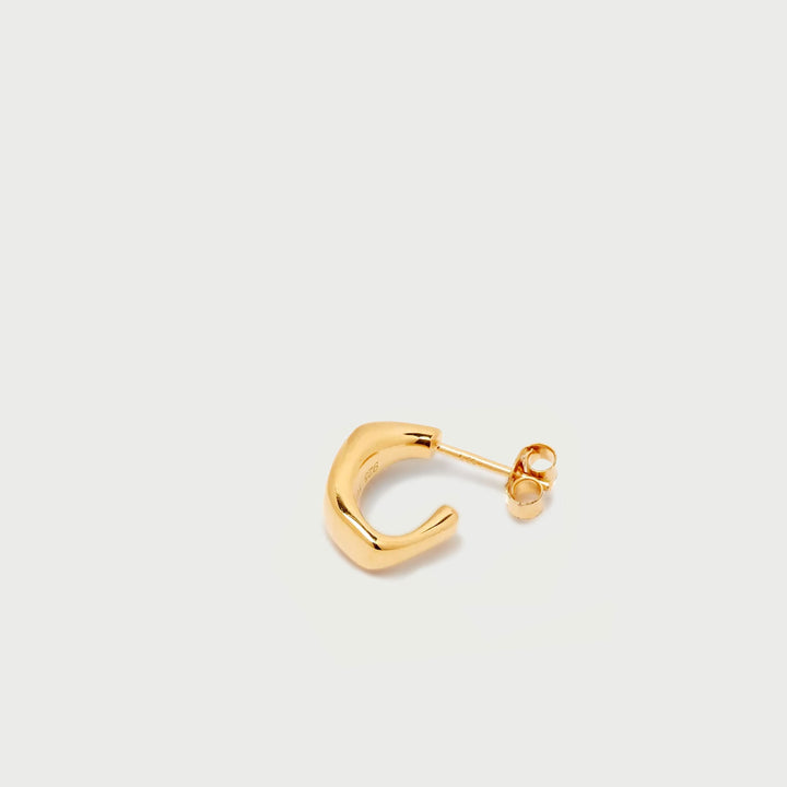 Pero Single Hoop Earring in Gold