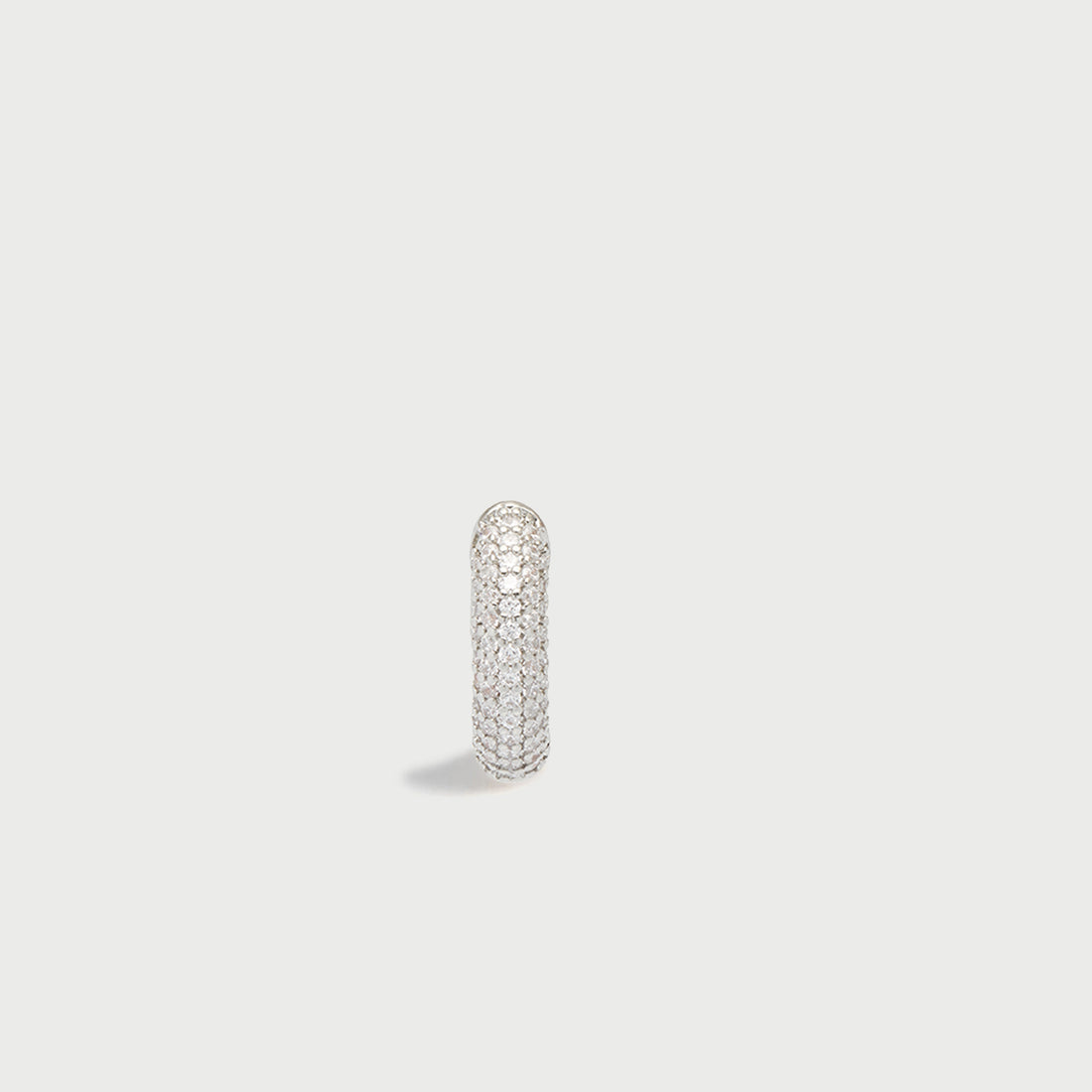 Rotando Pave Earring In Silver and Crystals