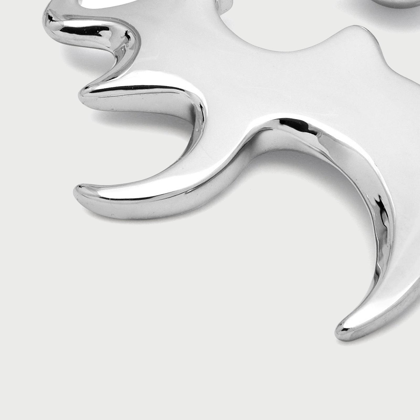 CUTOUT x YOJ Sharp Single Earring In Silver