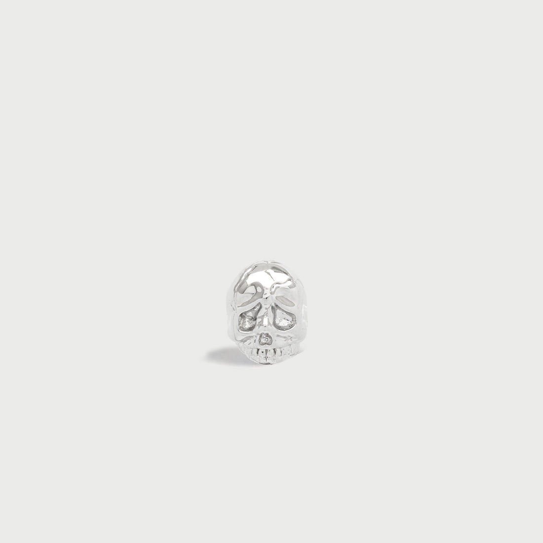 Scream Stud Earring in Silver