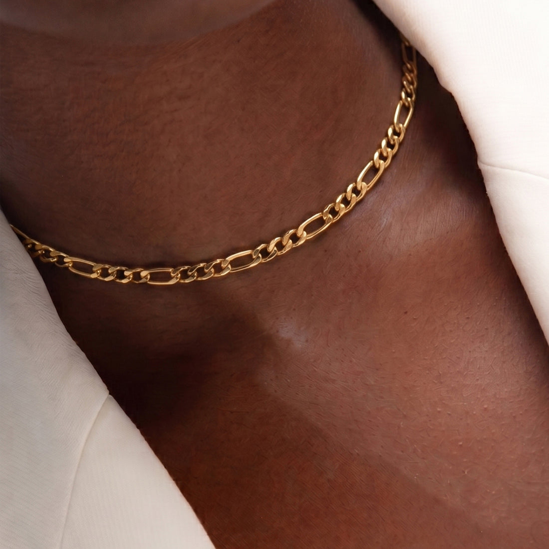 FIGARO CHOKER NECKLACE IN GOLD