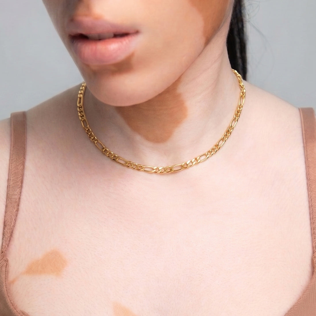 FIGARO CHOKER NECKLACE IN GOLD