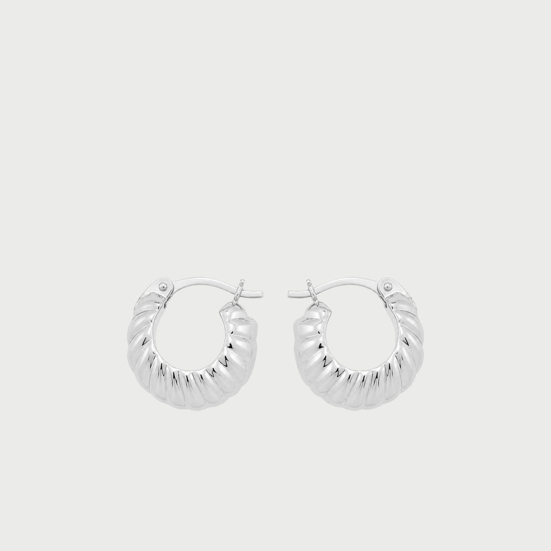 Kola Hoops in Silver