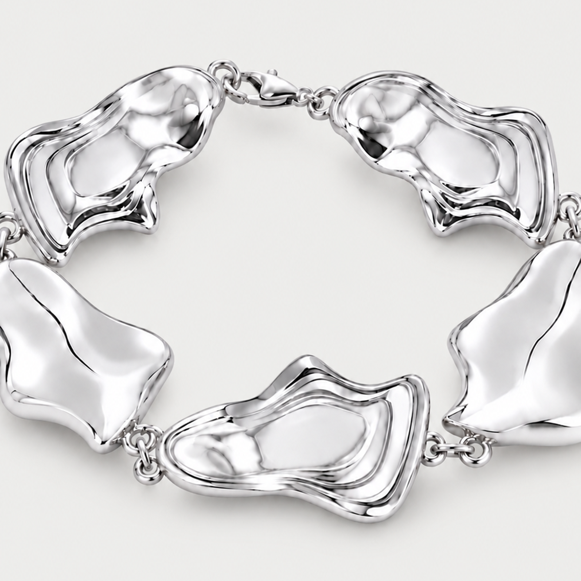 Minos Maxi Bracelet In Silver
