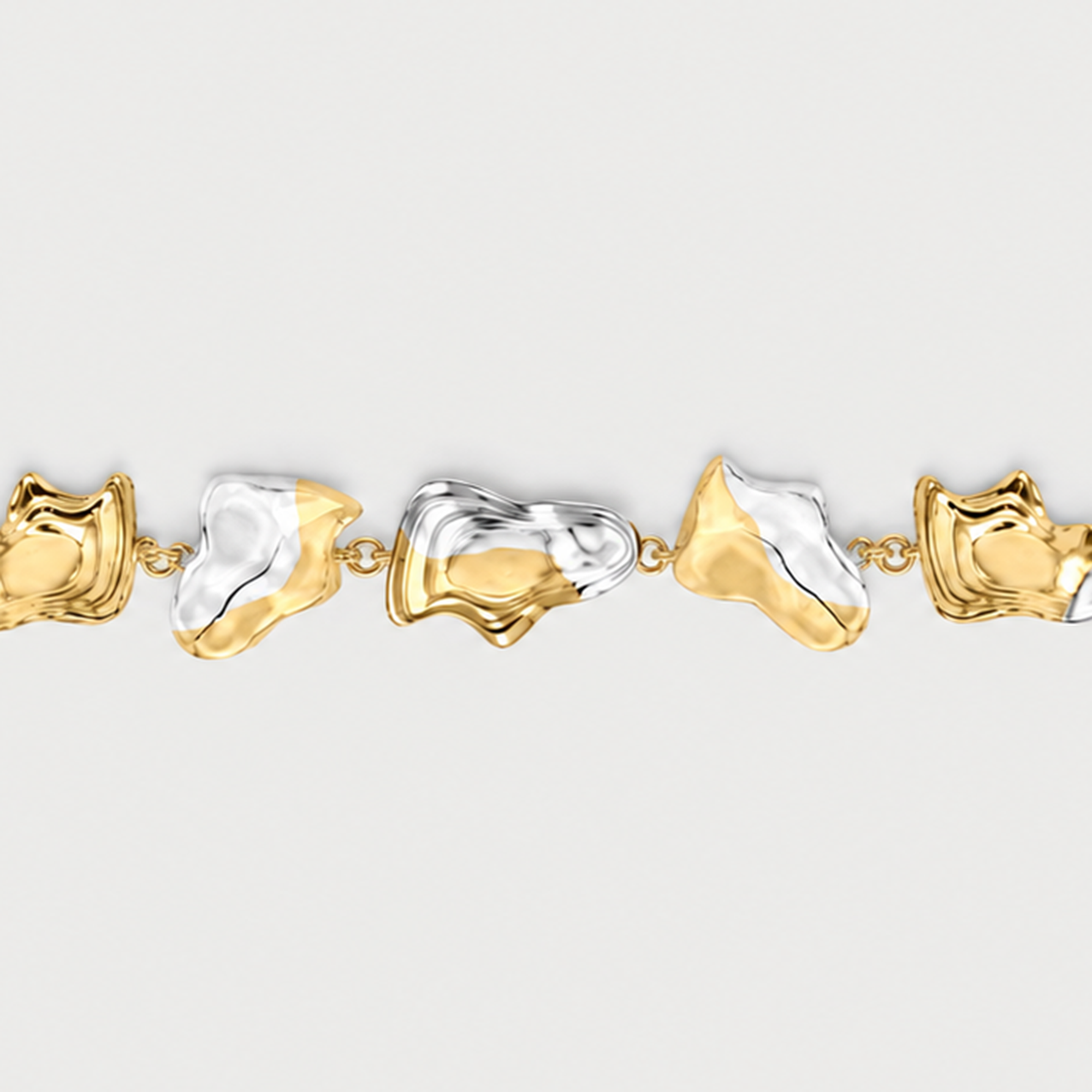 Minos Maxi Bracelet In Two Tone