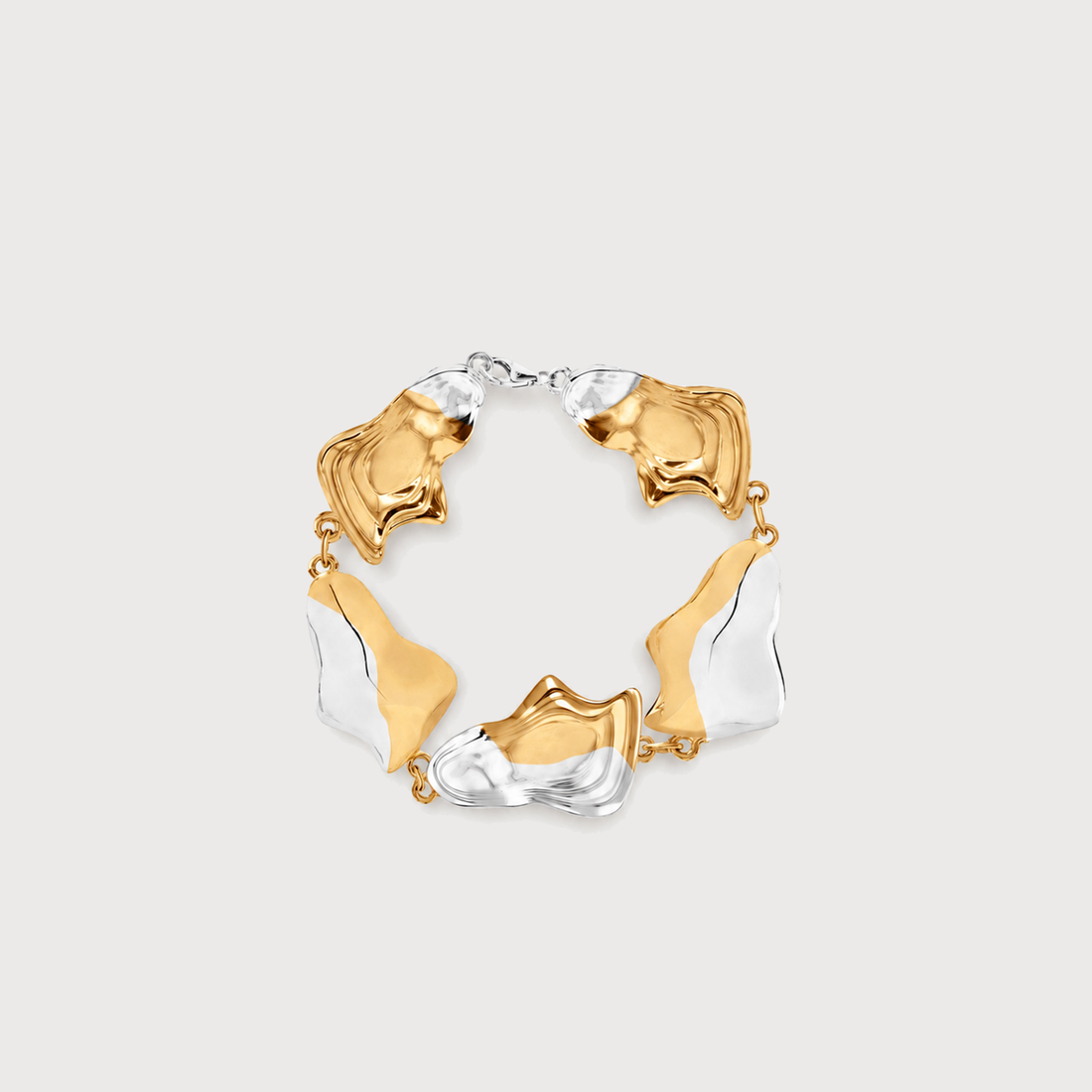 Minos Maxi Bracelet In Two Tone