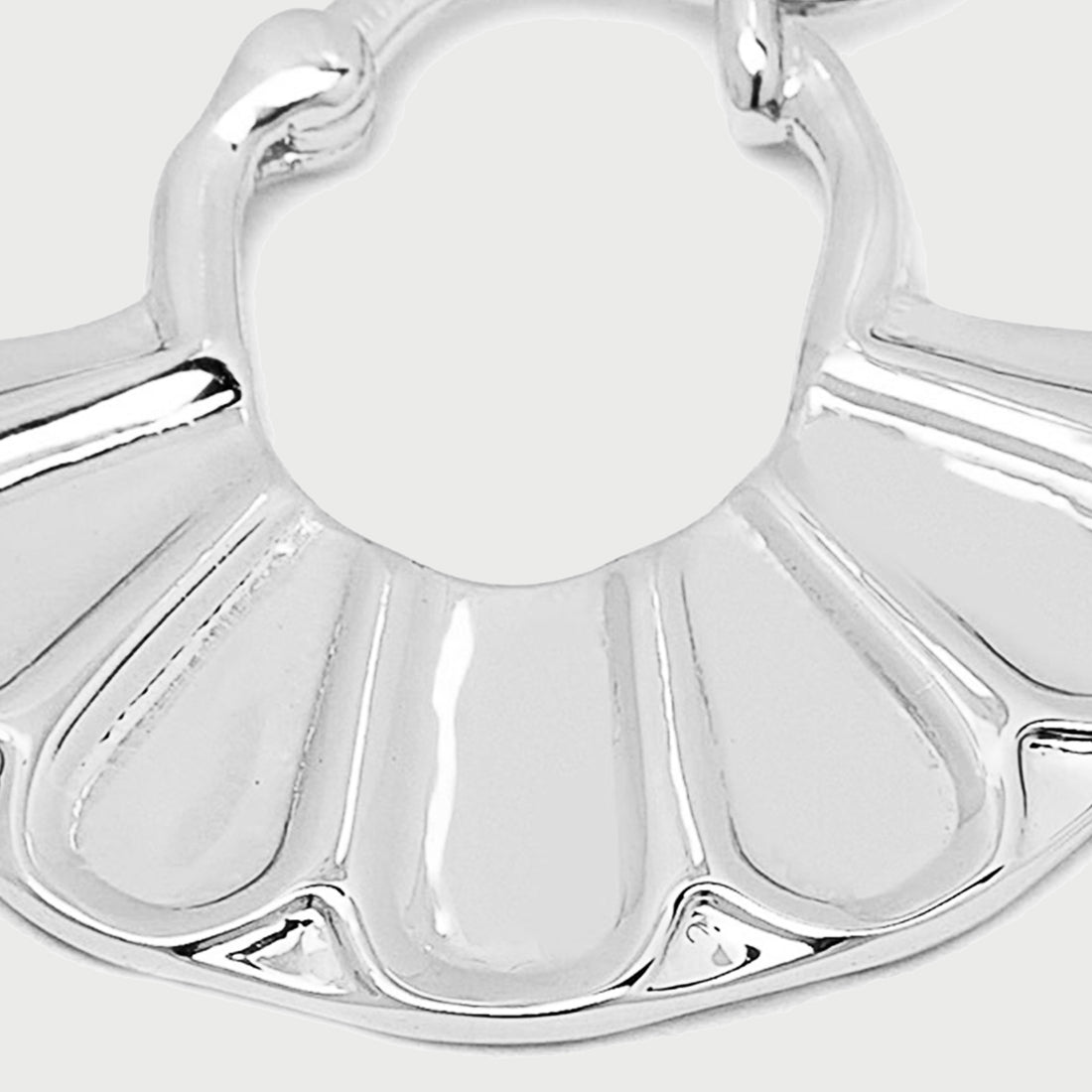 Tali Hoops in Silver