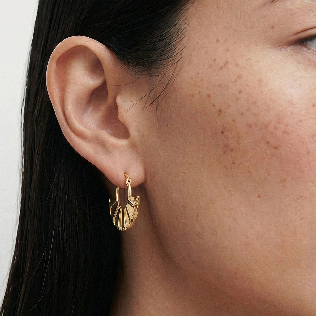 Tali Hoops in Gold