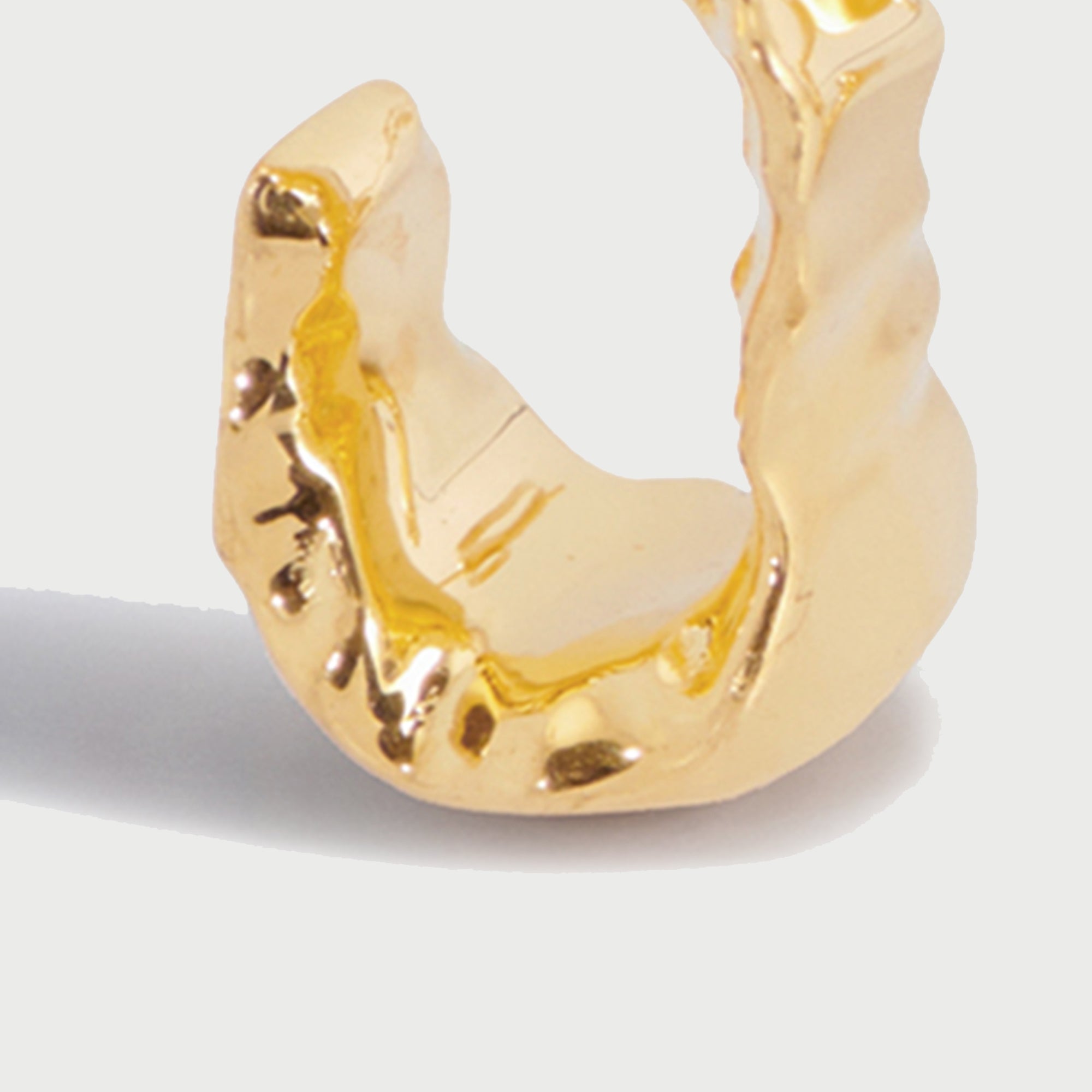 Boro Mini Hoop Earrings  in Gold