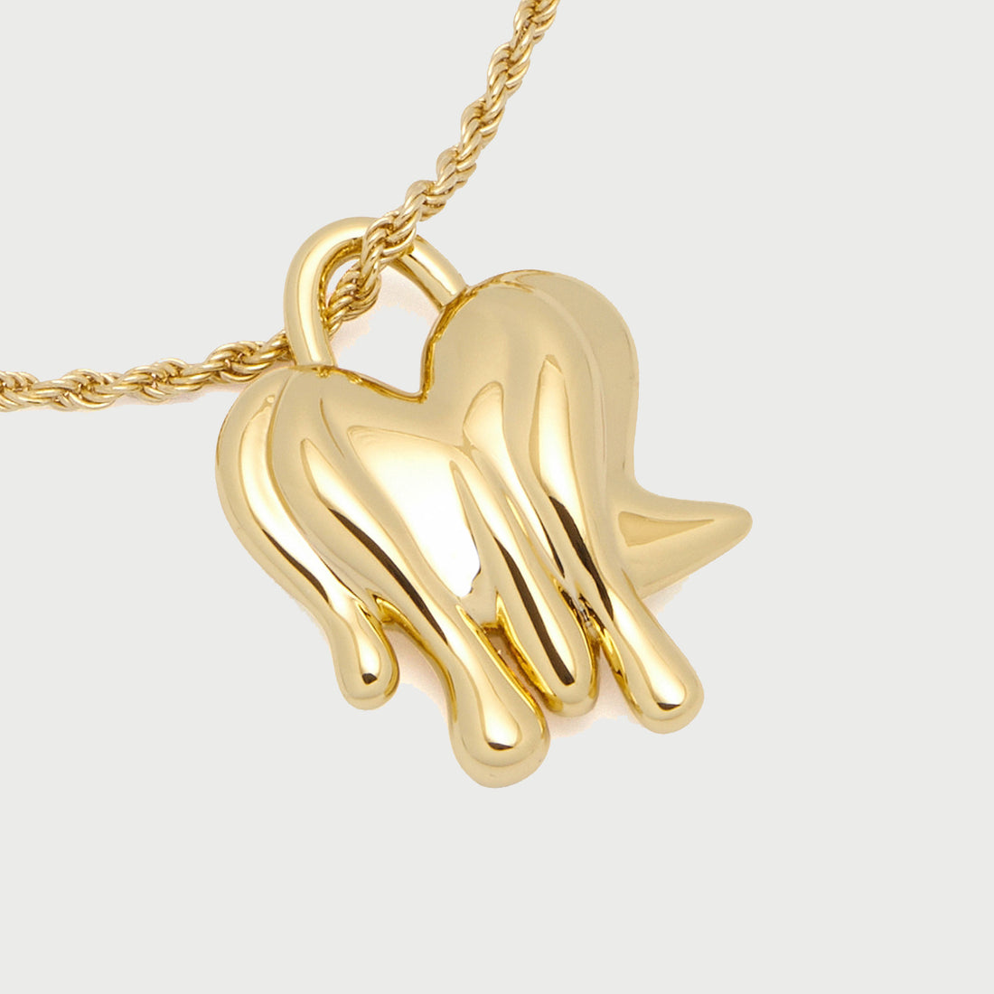 Loff Short Pendant Necklace in Gold