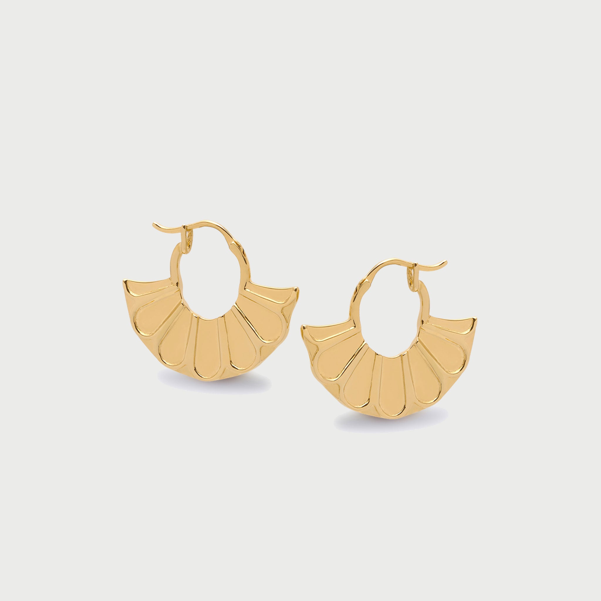 Tali Hoops in Gold