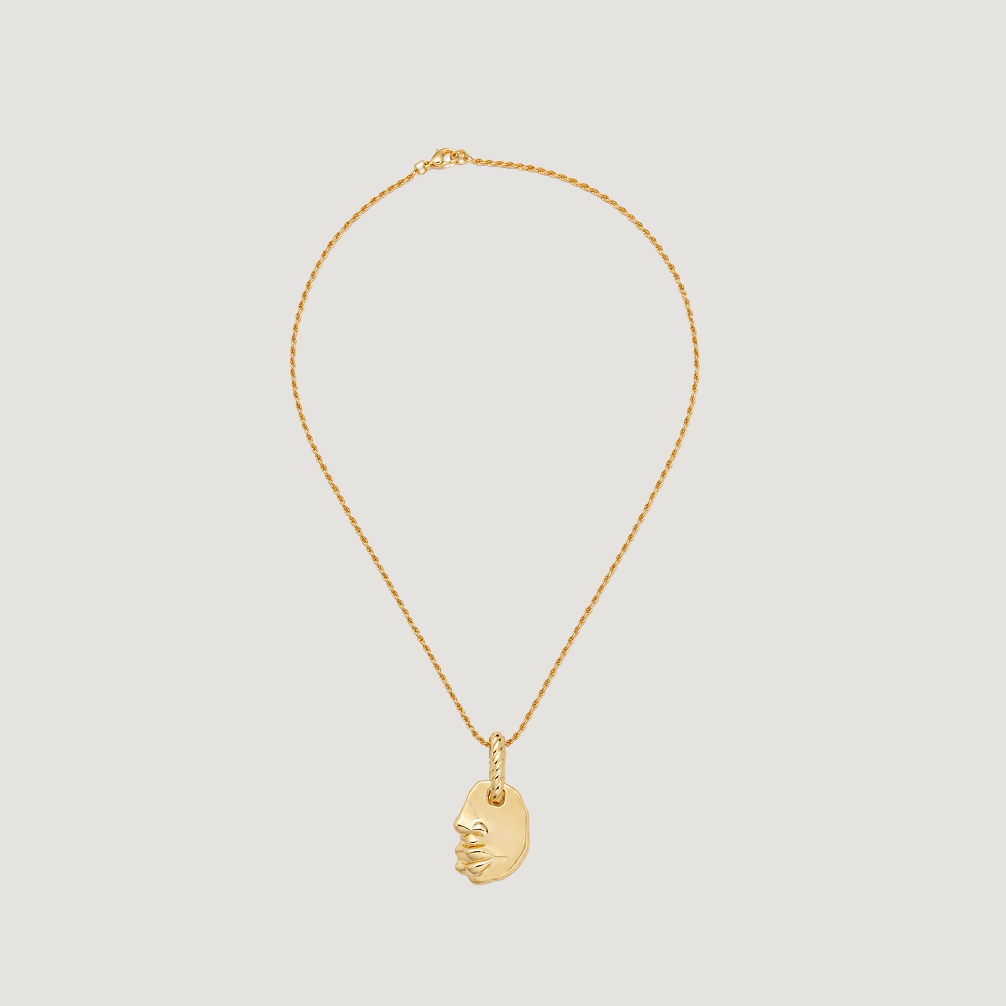 Chyia Pendant Necklace in Gold