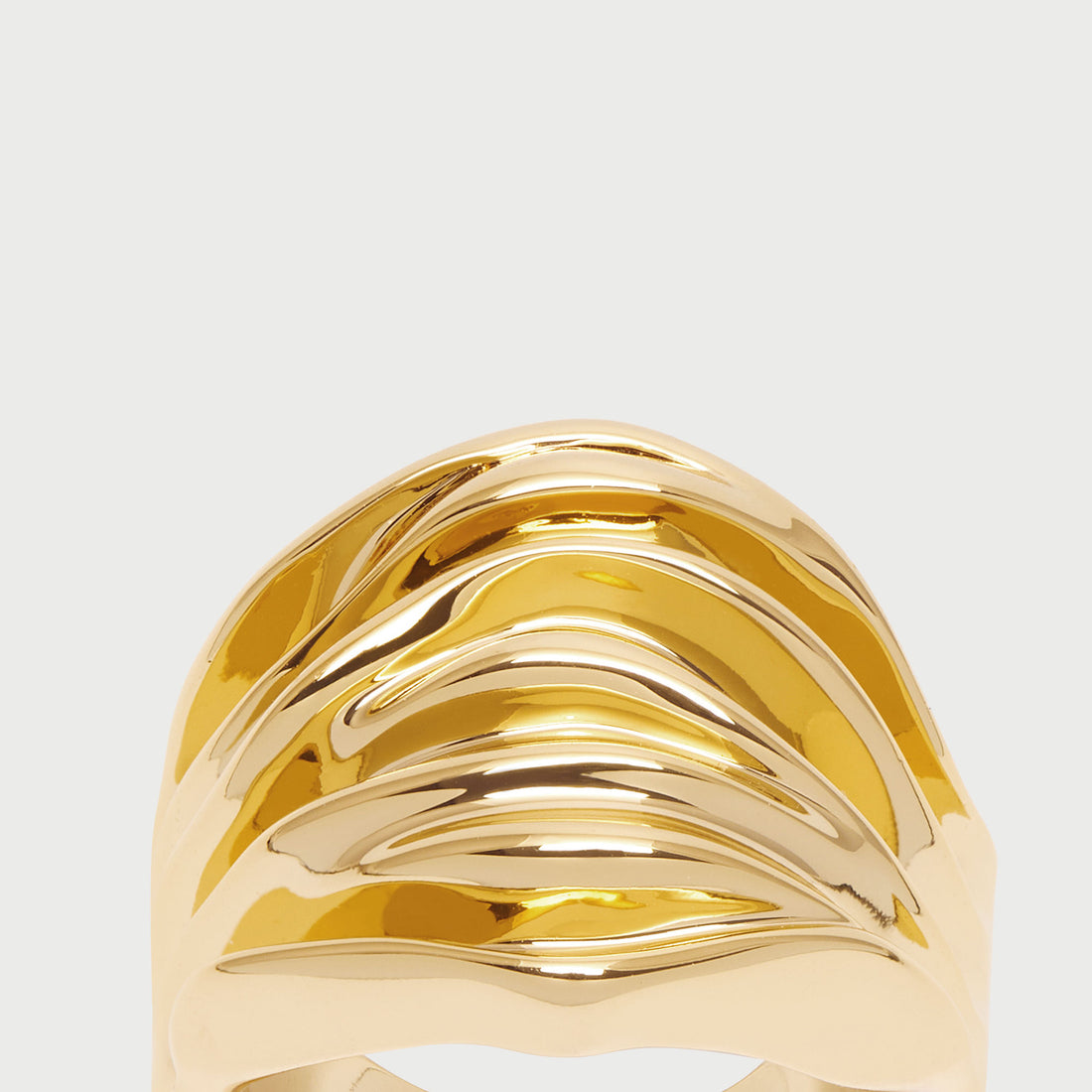 Veva Maxi Ring in Gold