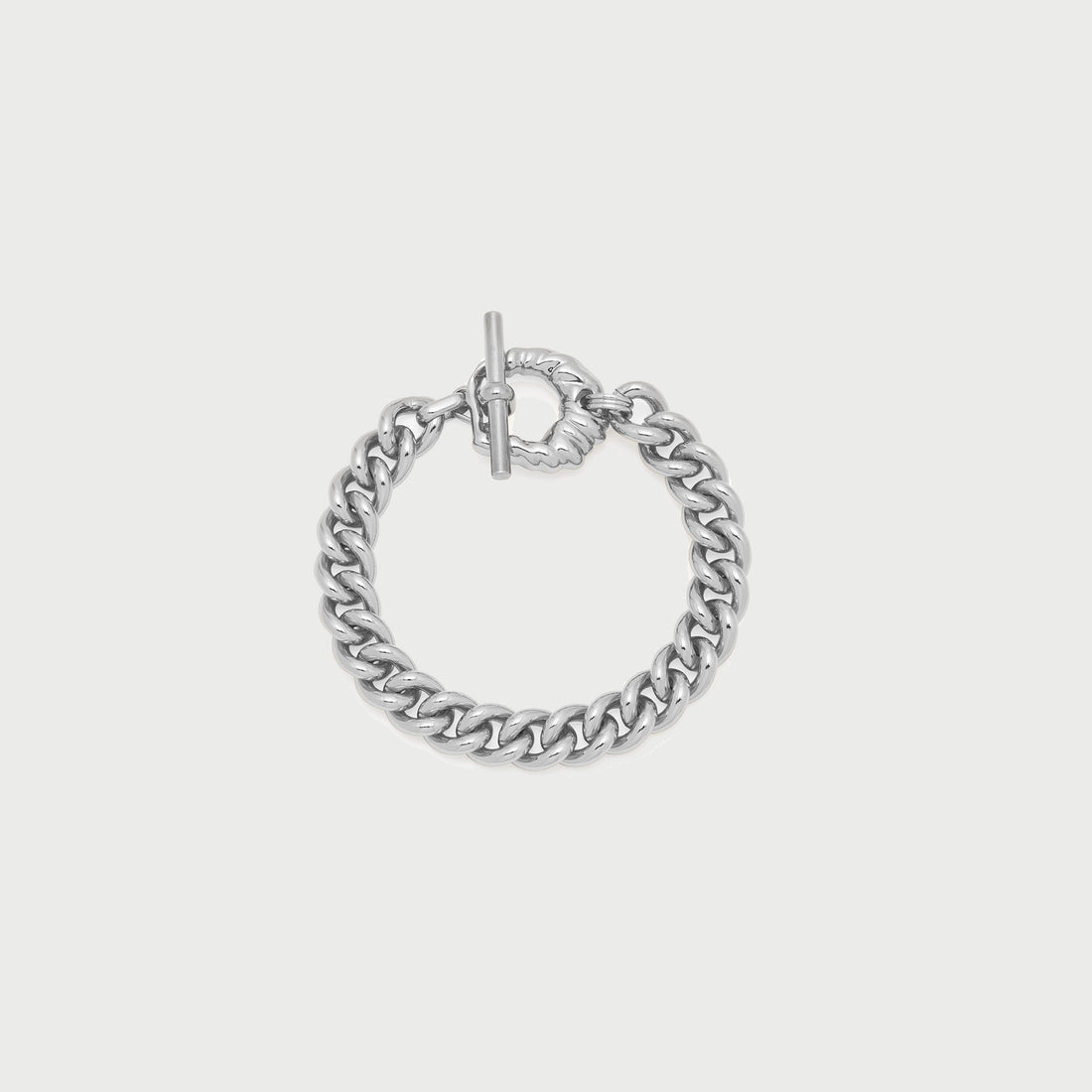 Iyun Curb Chain Bracelet in Silver