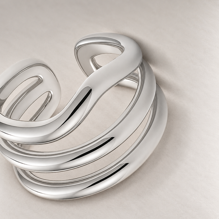 Arc Ring in Silver