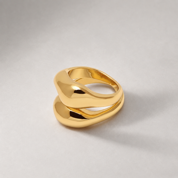 Ine Ring Set in Gold