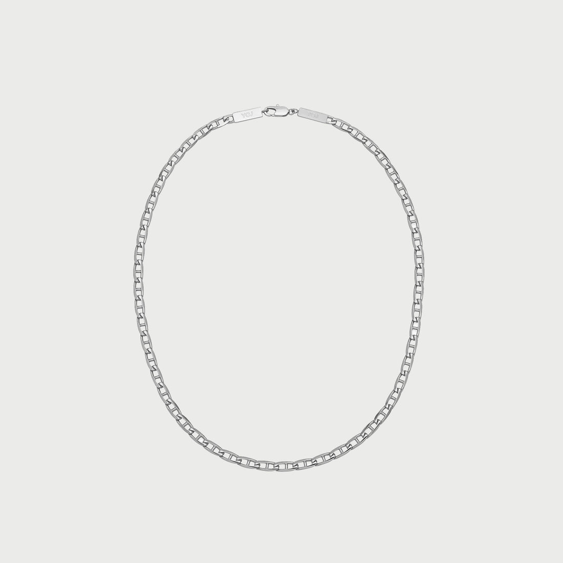 Kier Curb Necklace in Silver