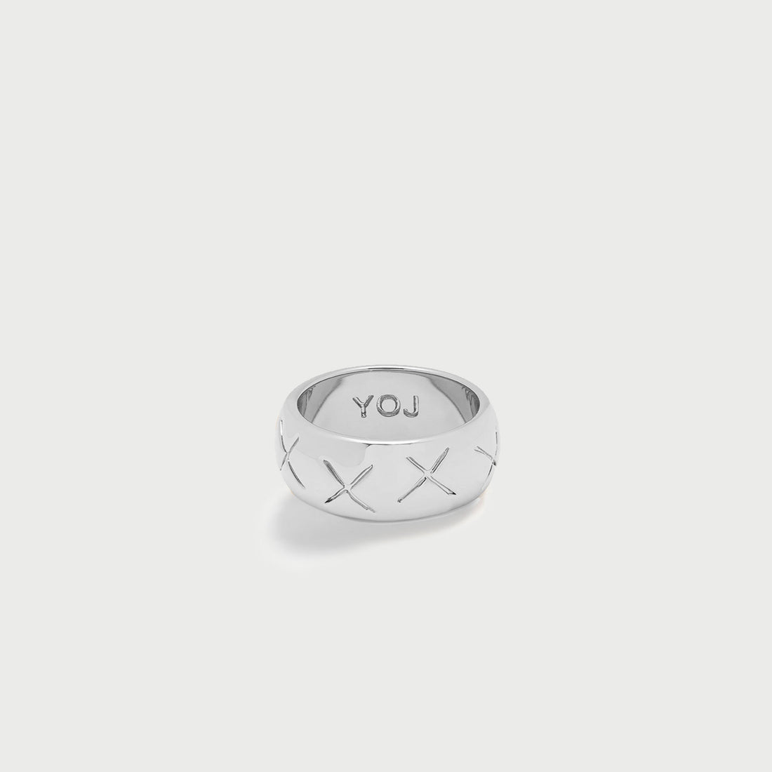 X-ray Band Ring in Silver