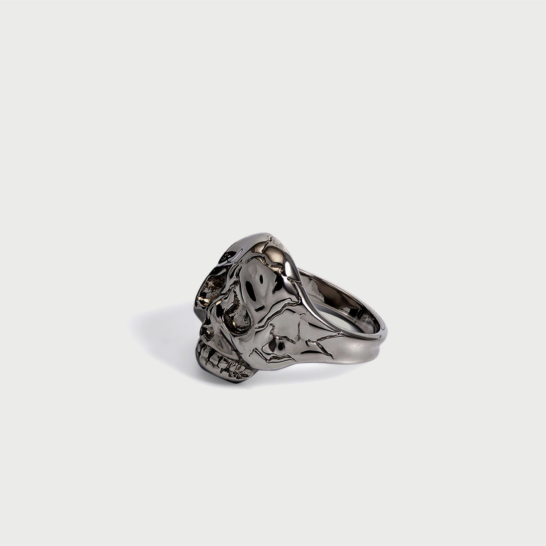 Scream Ring in Gunmetal