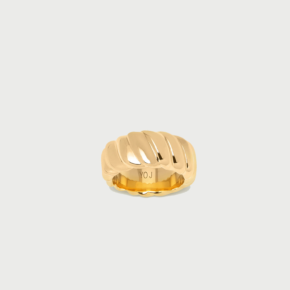 Amy Baquet Band Ring in Gold