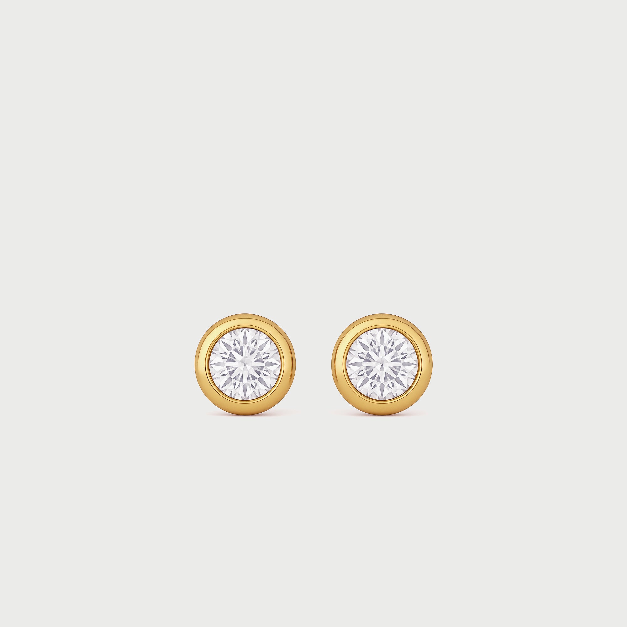 14ct Yellow Gold Mini Diamond Studs