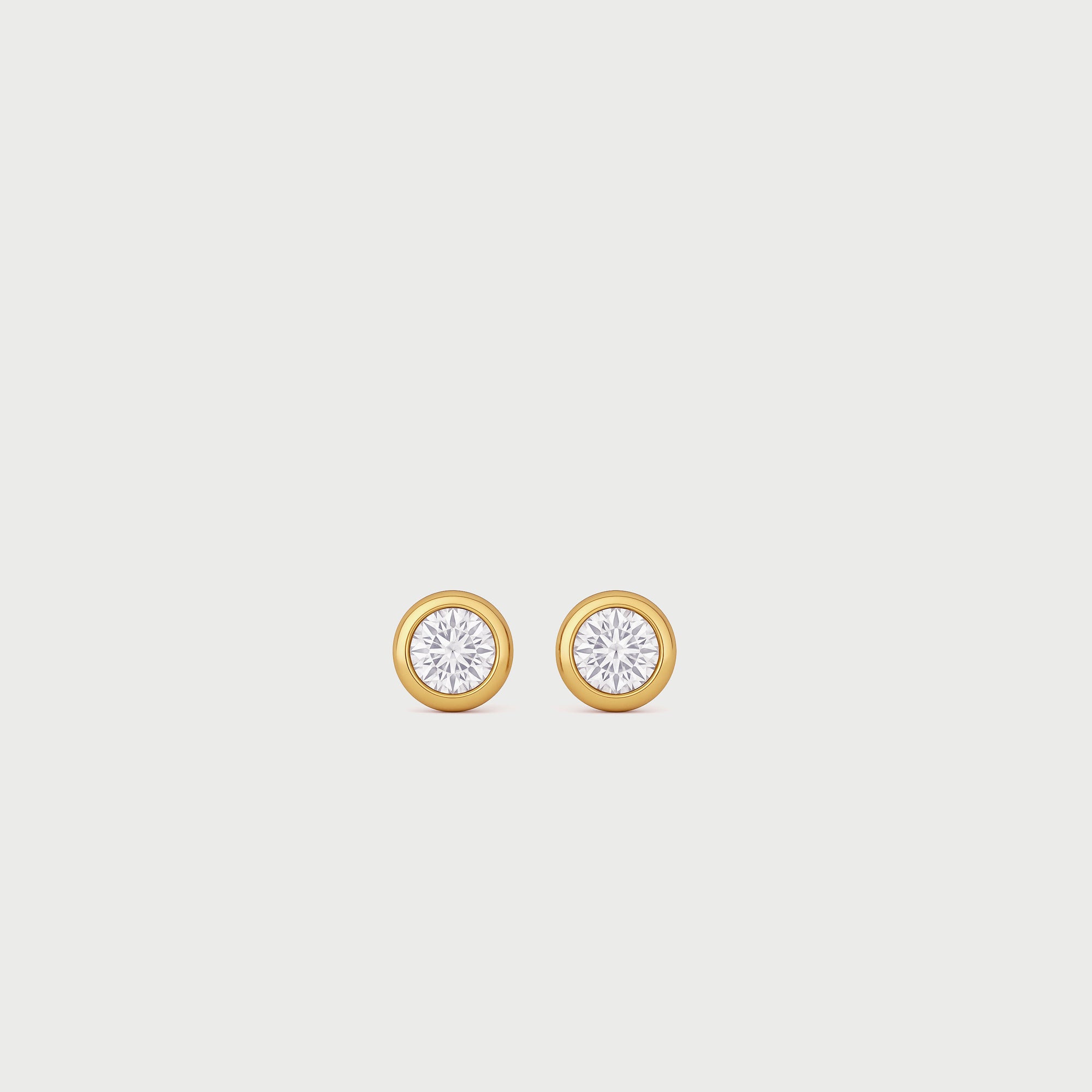 14ct Yellow Gold Mini Diamond Studs